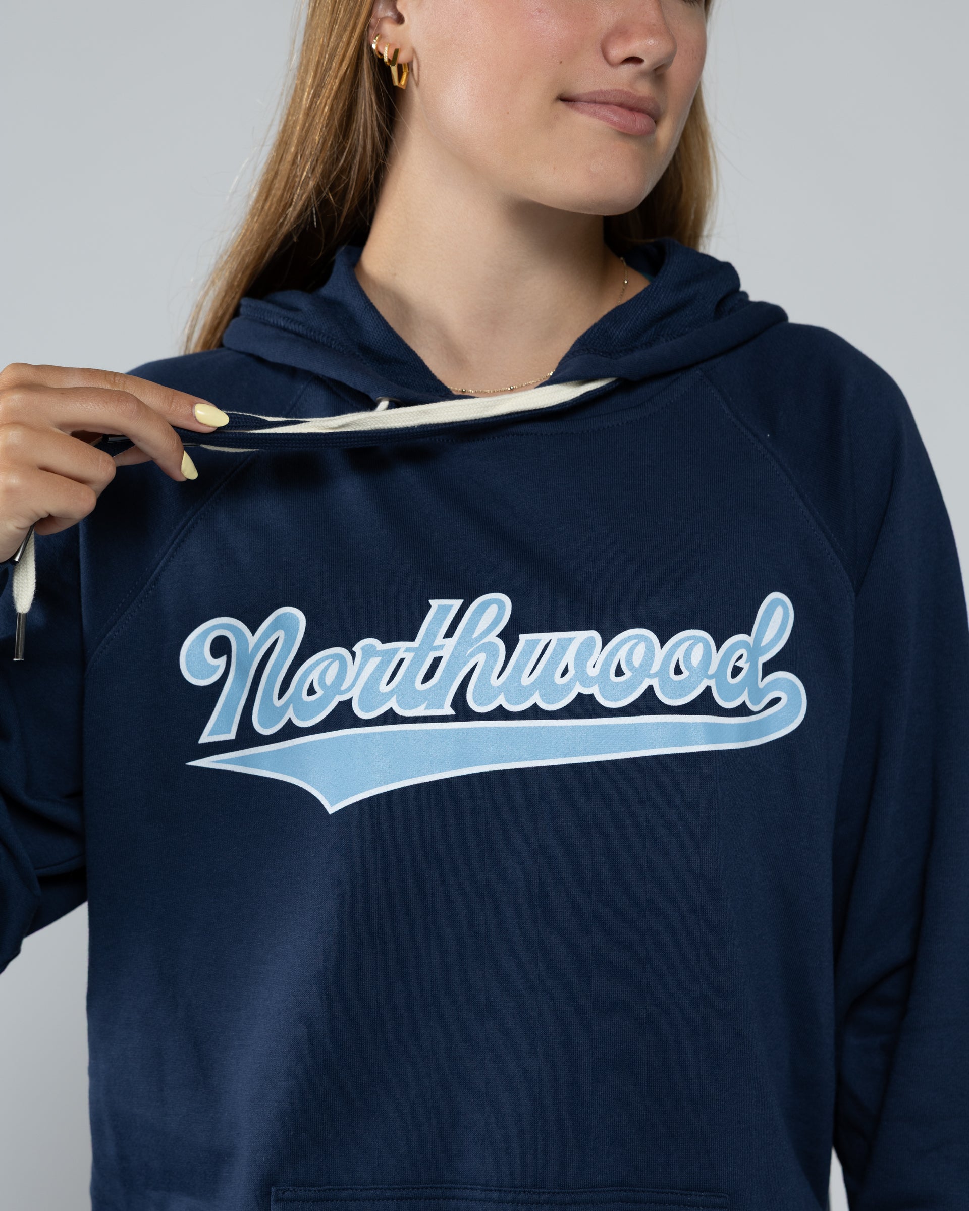 Lightweight Terry Pullover Hood | Indigo