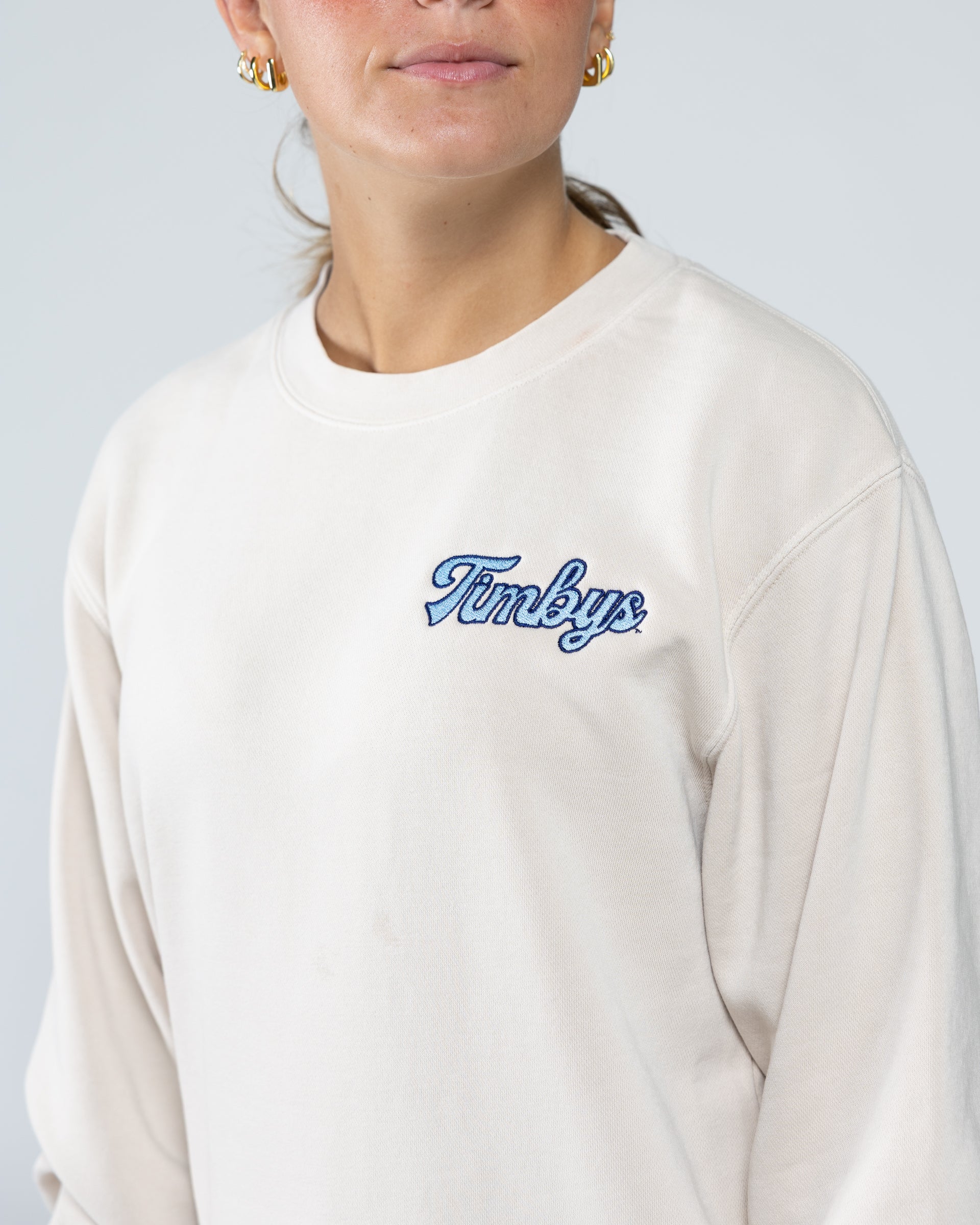 Pigment Dye Crew Neck | Sandstone