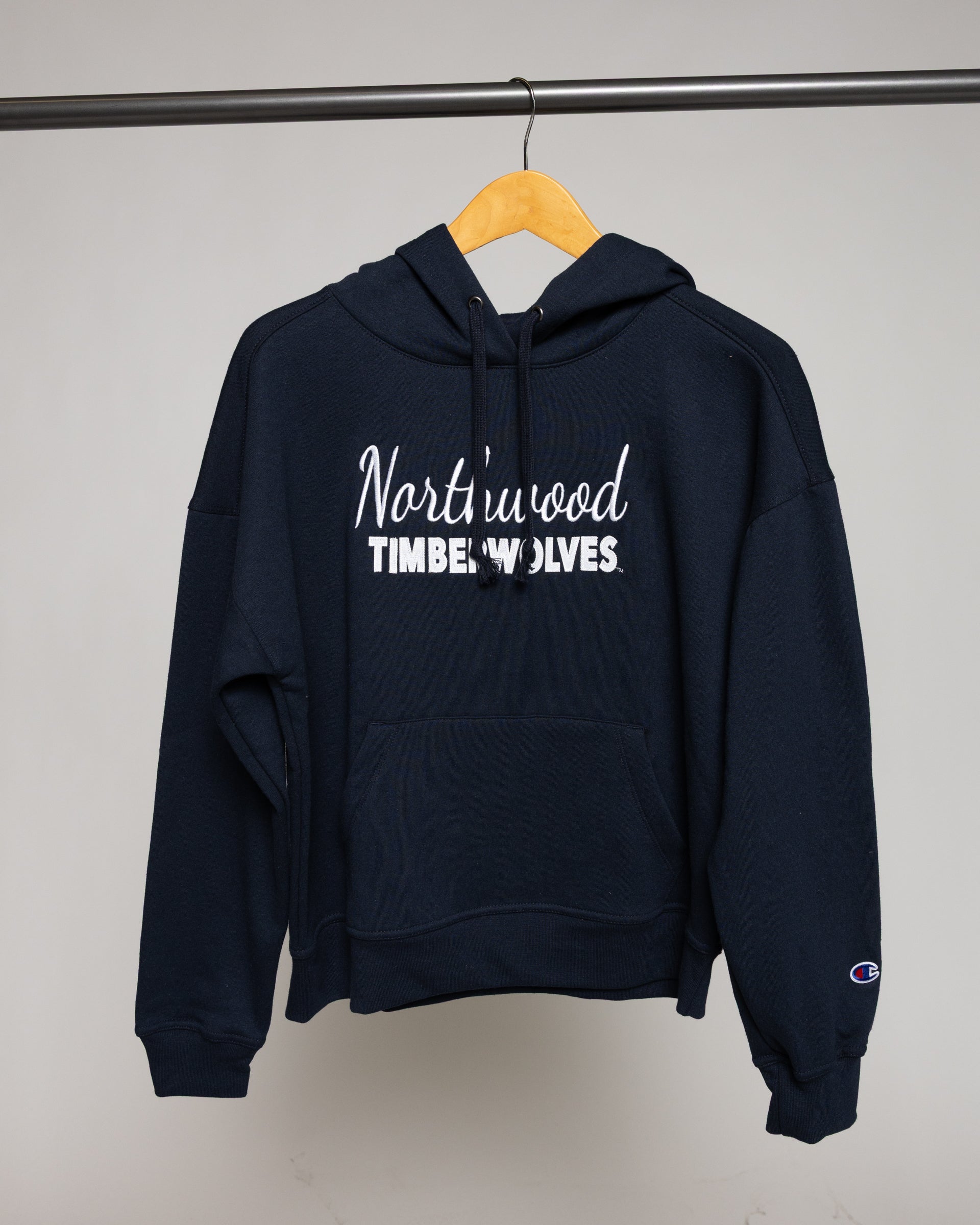 NU Timberwolves Hood | Navy