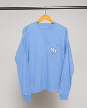 NU League Long Sleeve Tee | Blue