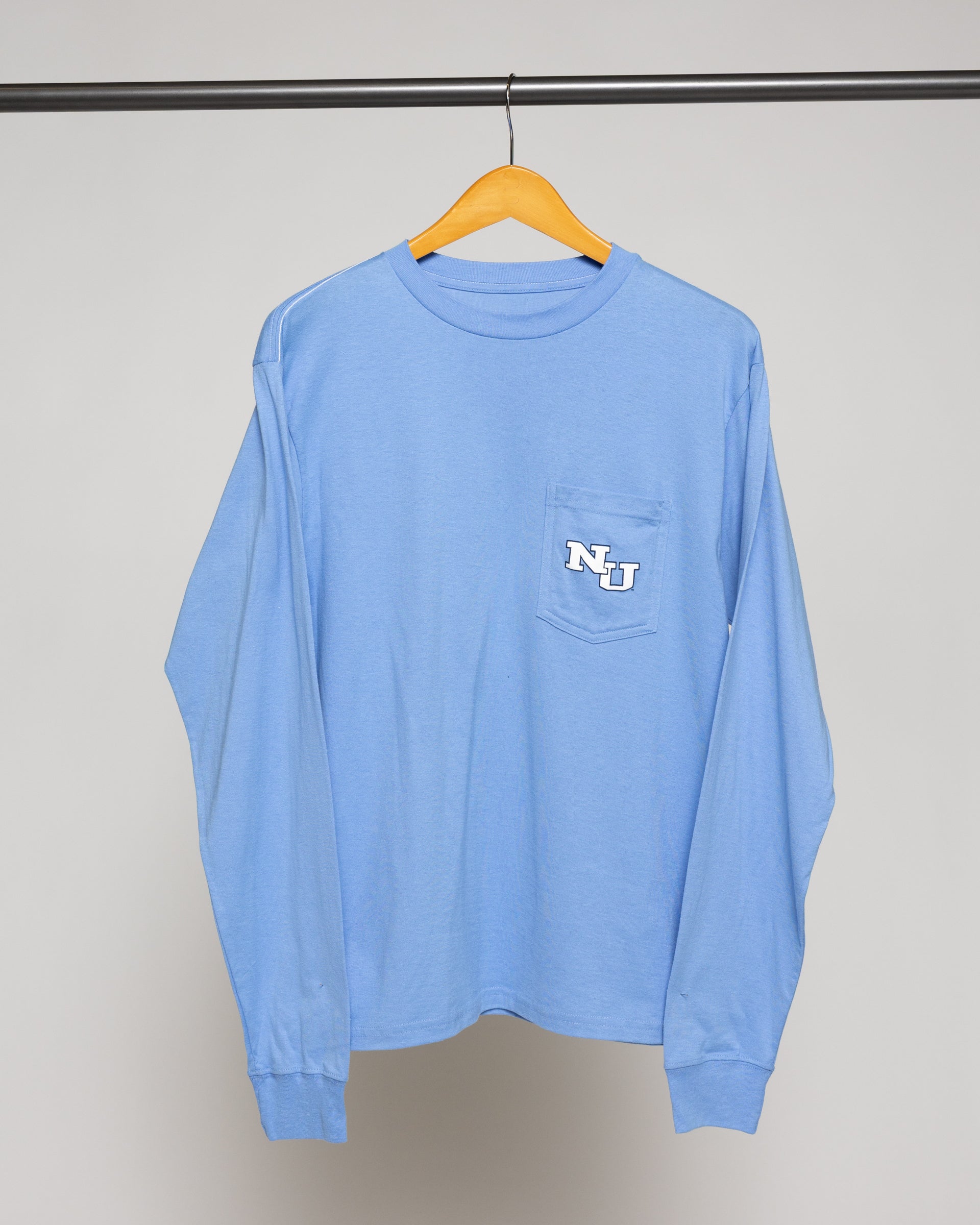NU League Long Sleeve Tee | Blue