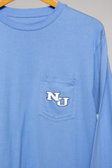 NU League Long Sleeve Tee | Blue