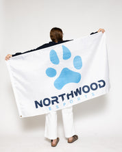 NU Exports Flag | White