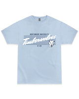 Pinstripe Tee | Light Blue