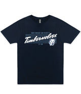 Youth Pinstripe Tee | Navy