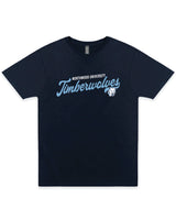Vintage Script Tee | Navy