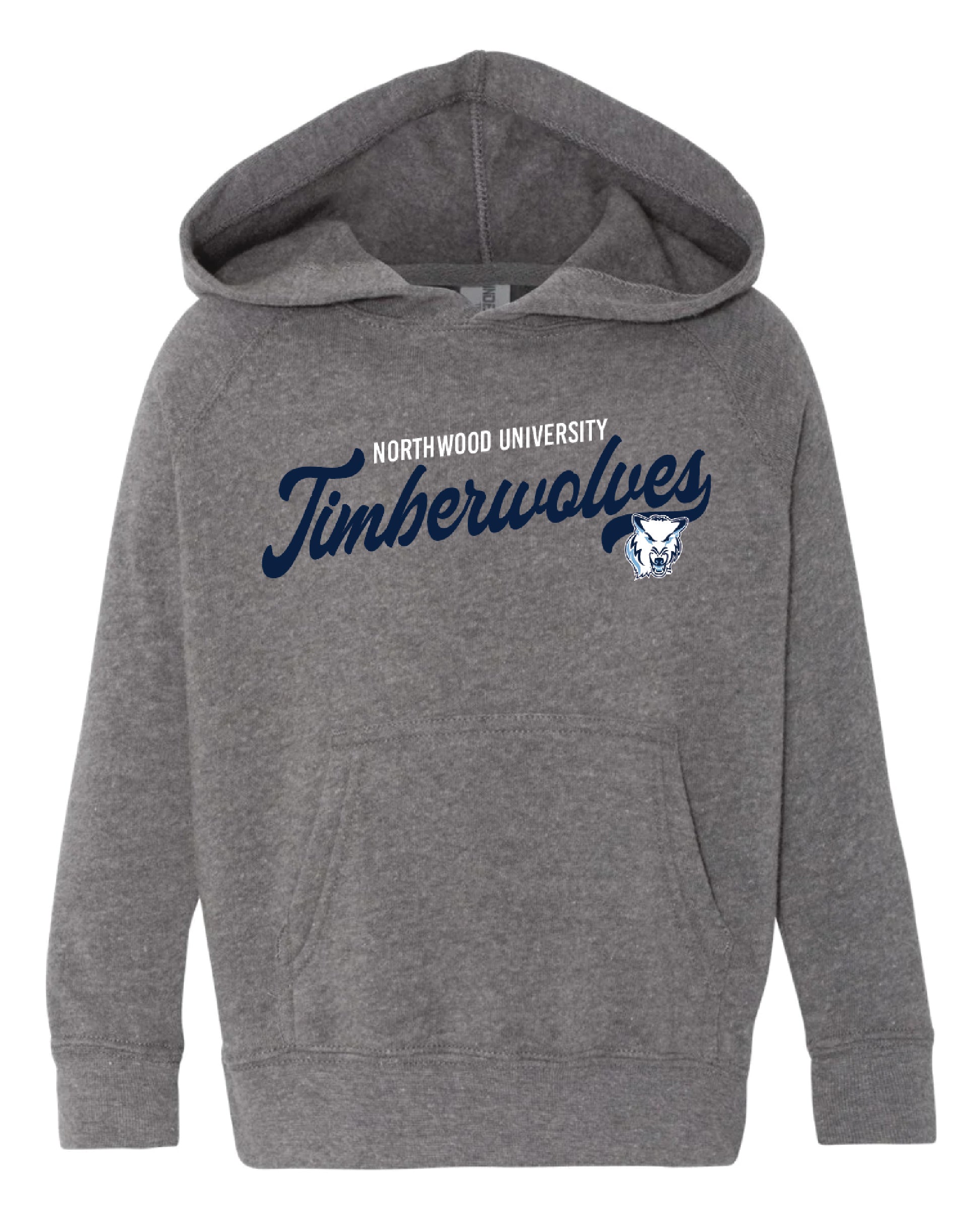 Toddler Vintage Script Hood | Nickel