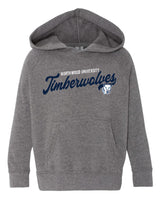 Toddler Vintage Script Hood | Nickel