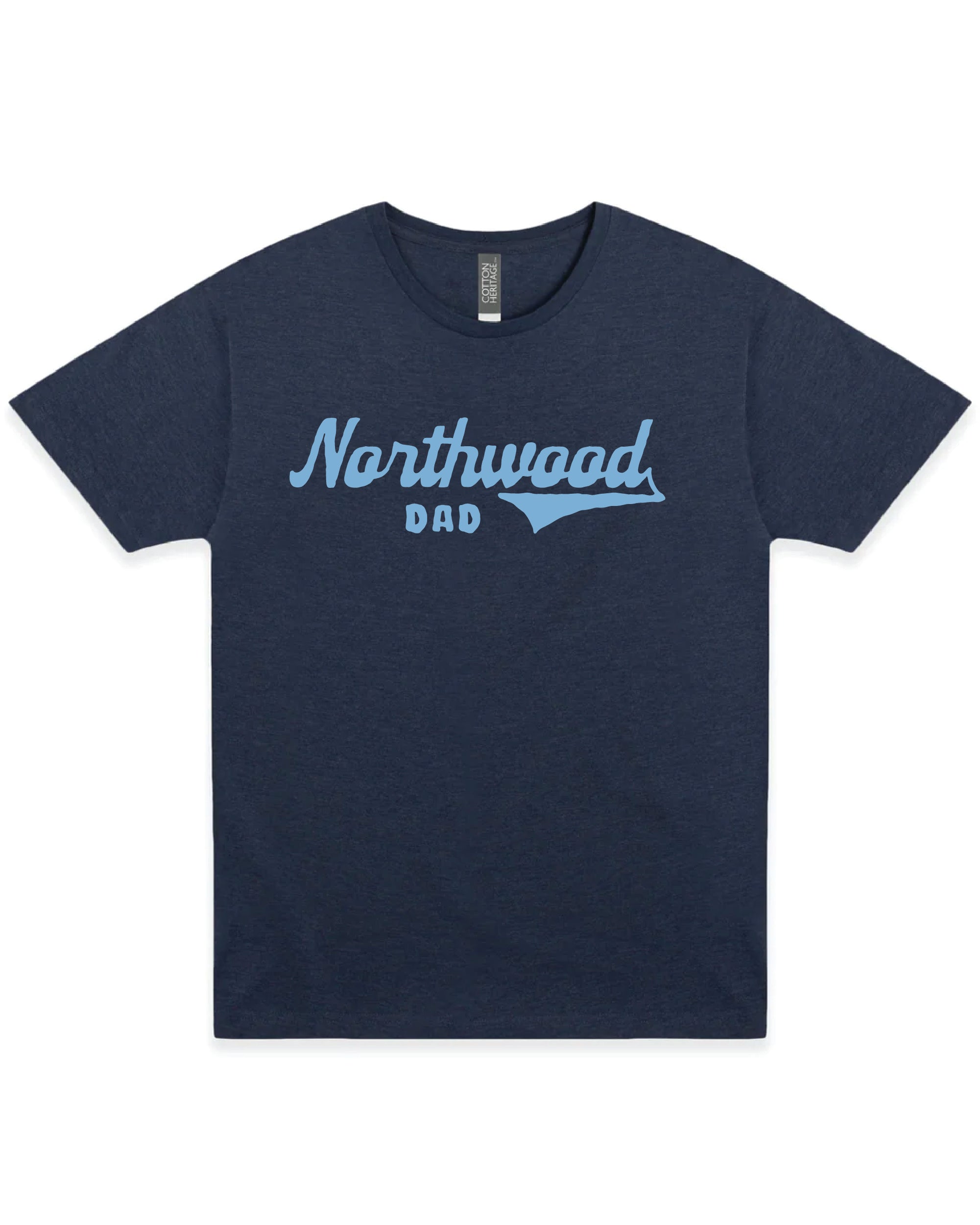 Dad The Good Old Days Tee | Navy Heather