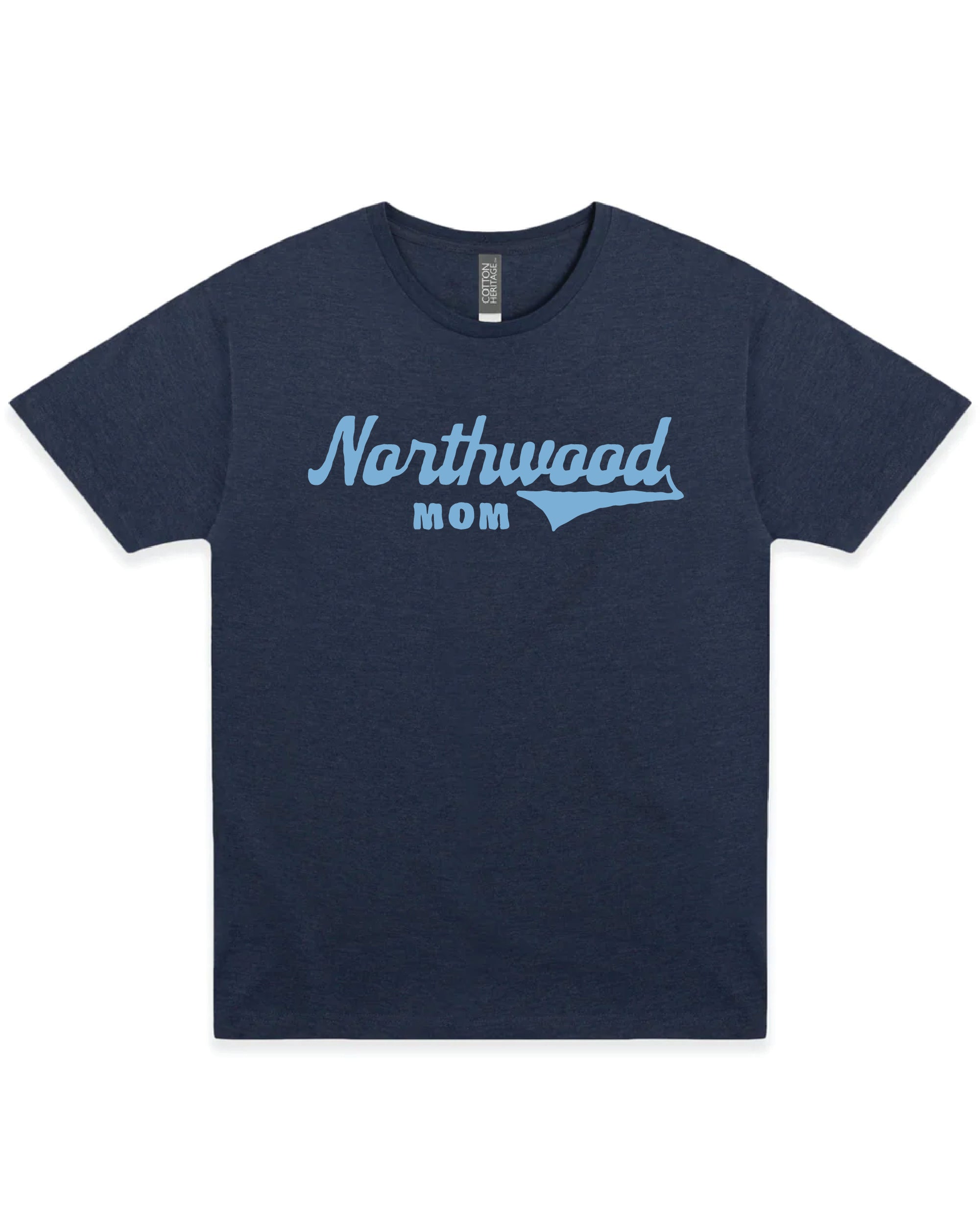 Mom The Good Old Days Tee | Navy Heather