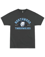 Retro Mascot Tee | Cool Gray