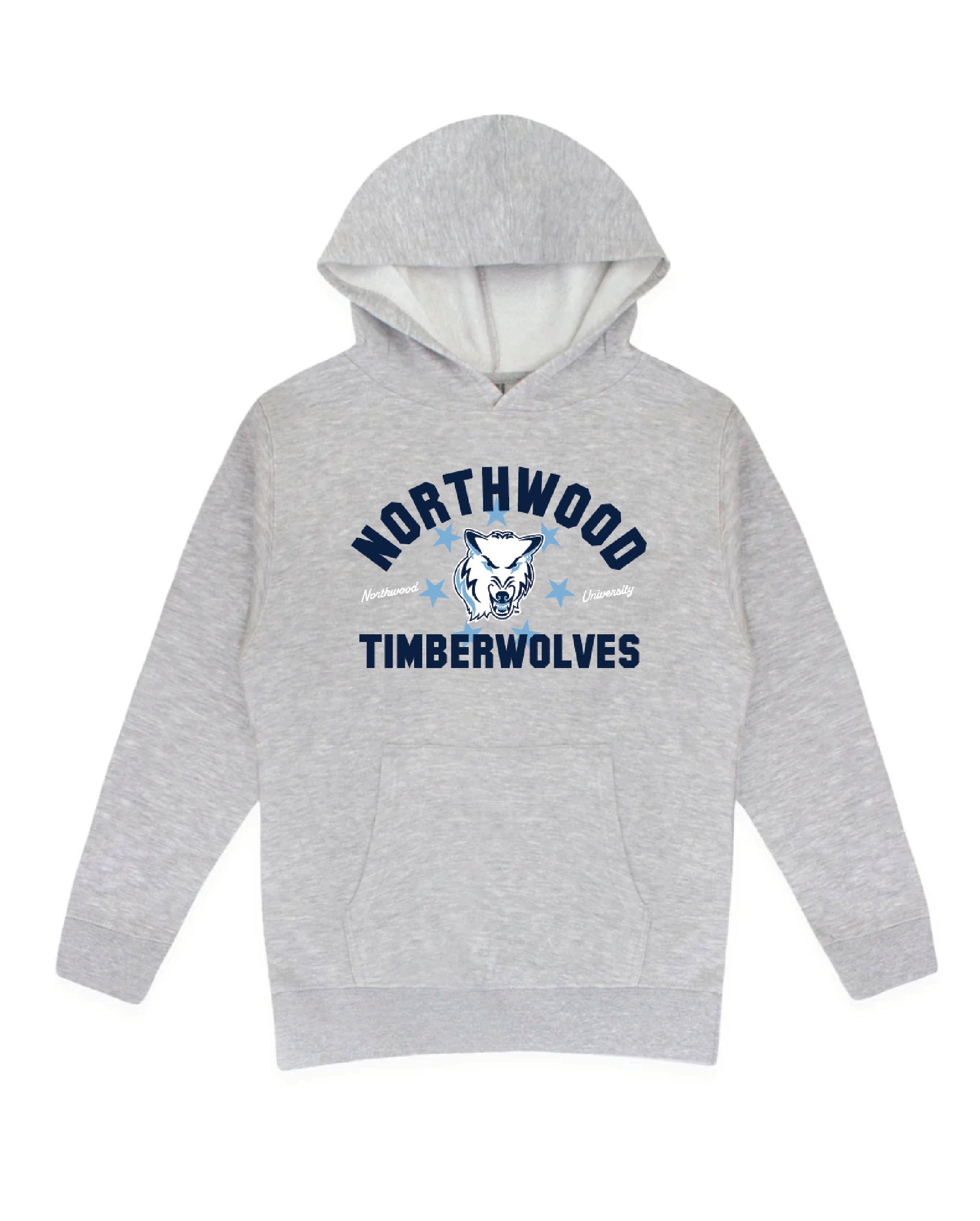 Youth Retro Mascot Hood | Oxford Grey