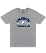 Youth Retro Mascot Tee | Carbon Grey