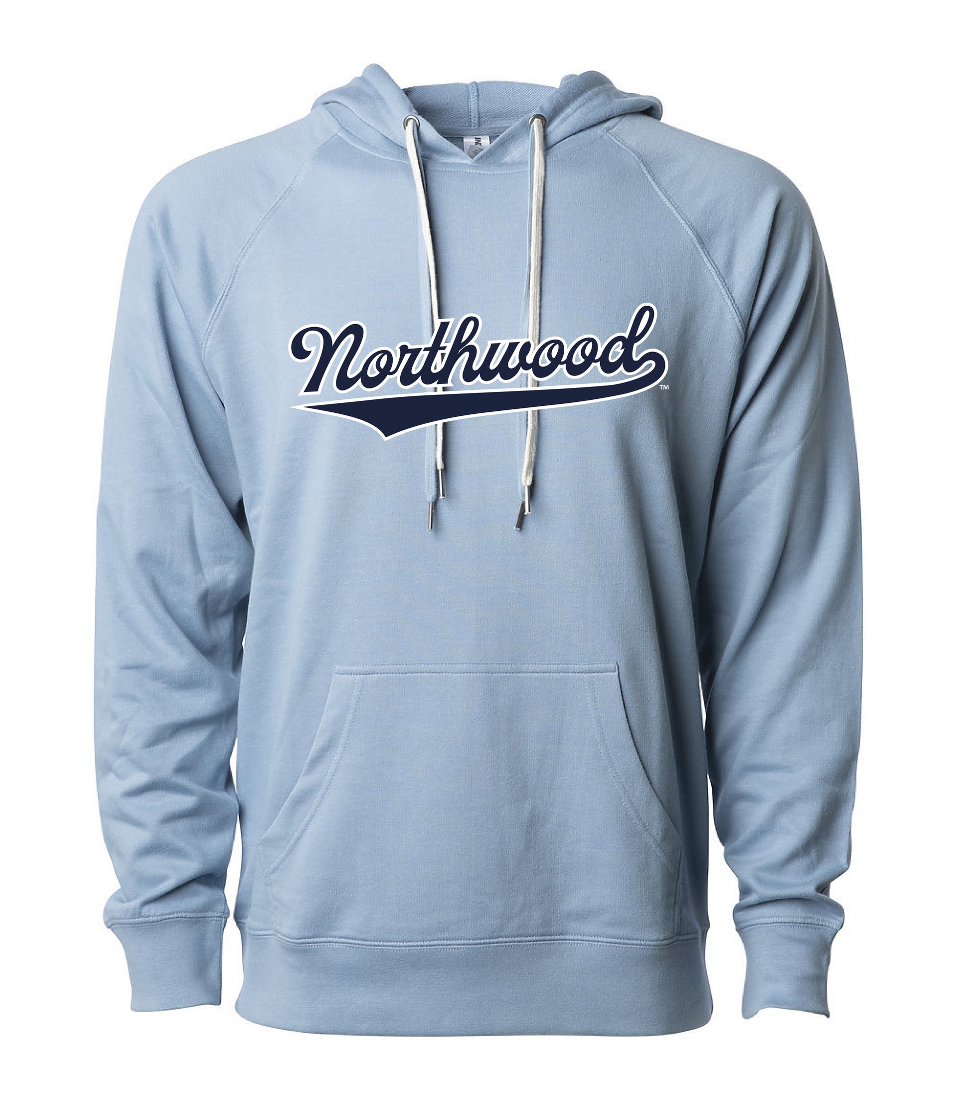 Lightweight Terry Pullover Hood | Misty Blue