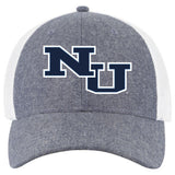 Northwood Low-Pro Mesh Back Trucker Hat | Navy & White
