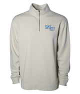 Pigment Dye Quarter Zip | Ivory