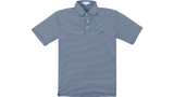 NU Cameron Stripe Polo | White/Navy